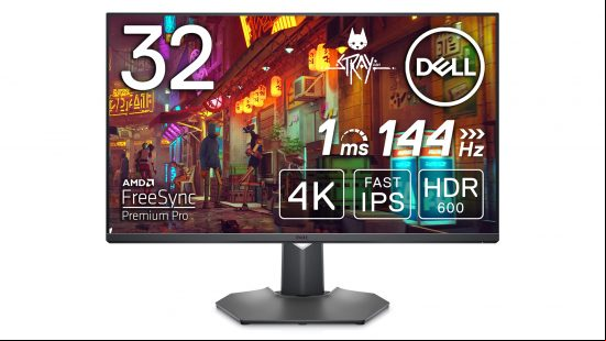 PCGamesN - Best 4K gaming monitors - Dell G3223Q on white background