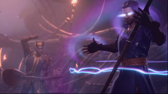 baldurs gate 3 bard casts bardic inspiration to buff gale