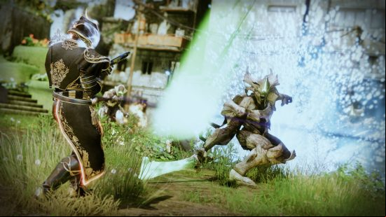 Some Destiny 2 mods are disabled after ridiculous exploit surfaces: A player fights a Hive enemy during the Solstice event.
