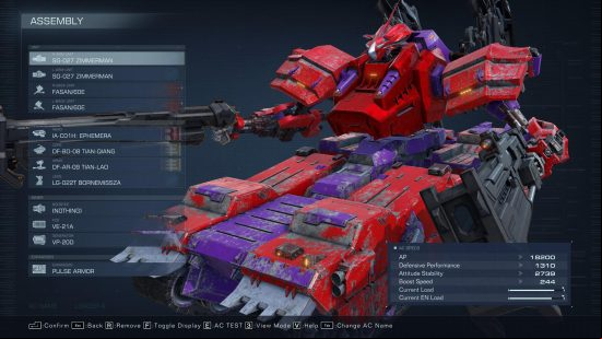 The best Armored Core 6 builds - Hull Krogan