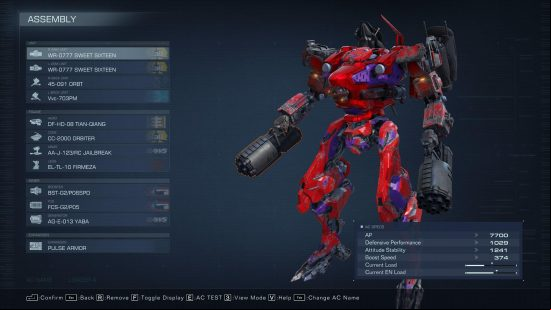 The best Armored Core 6 builds Sting Likeabee