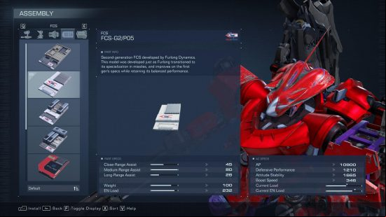 The best Armored Core 6 inner parts FCS