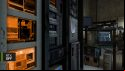 A screenshot from Half-Life 2, featuring a server rack