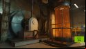 A screenshot from Half-Life 2 RTX, in which a generator (left) and vat of liquid (right) are showcased