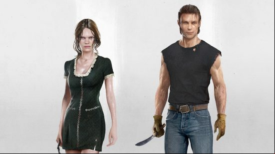 The Texas Chain Saw Massacre Leatherface: new killers sissy and Johnny stand side by side in promotional art.