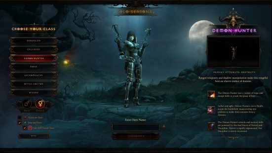 Diablo 3 Season 29 - The Solo self-found option on character creation.