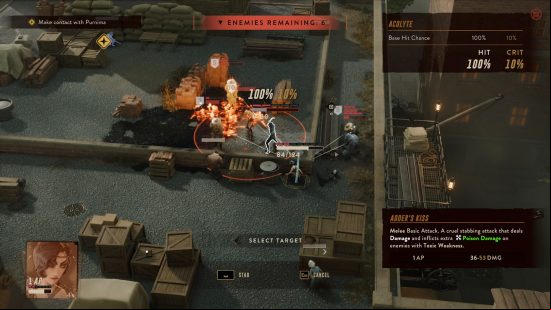 The Lamplighters League review: an overhead view of some secret agents battling it out with an ancient Egyptian mummy who also happens to be on fire.