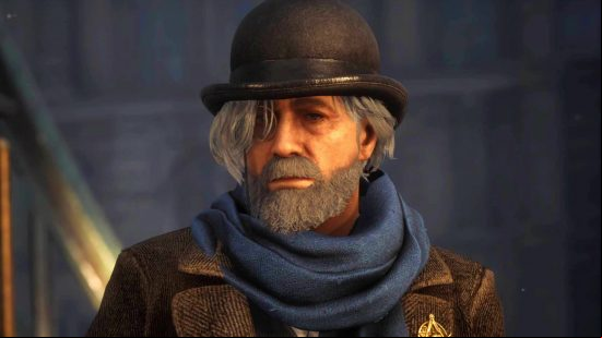 Geppetto, as voiced by Anthony Howell from the Lies of P voice actors and cast list.