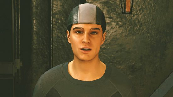 Sebastian Lynne, the recruitment officer for the Crimson Fleet, one of the main Starfield factions.