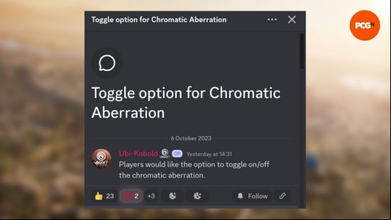 Assassins' Creed Mirage chromatic aberration
