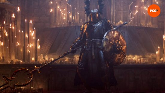 Tancred is a knight and one of the tougher Lords of the Fallen bosses.