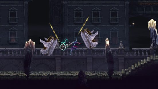 coffin angels attacking the player in blasphemous 2