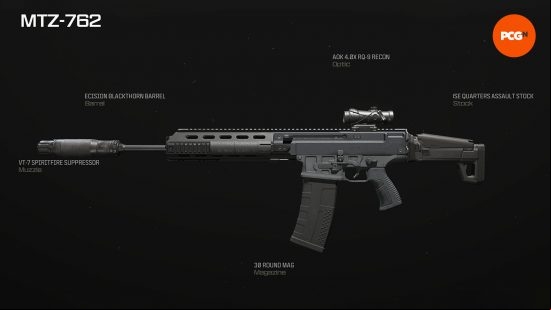 A detailed look at all the attachments for the best MW3 MTZ 762