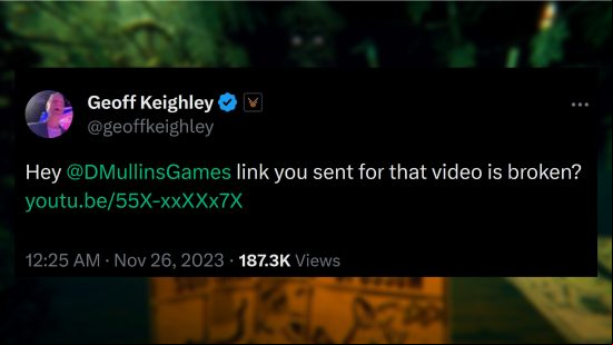Inscryption developer's new game - Geoff Keighley post on X/Twitter: "Hey DMullinsGames, link you sent for that video is broken