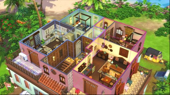 The Sims 4 For Rent expansion pack: A building able to house multiple families.