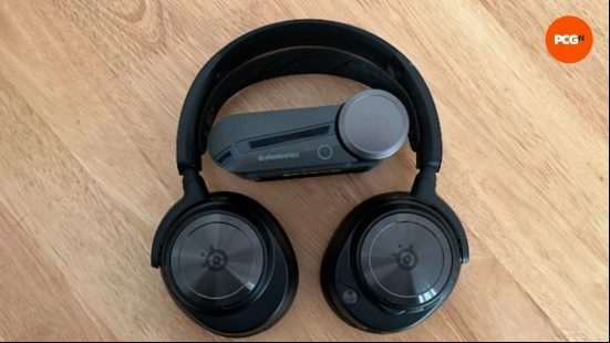 A closeup image of the Nova Pro Wireless and dock