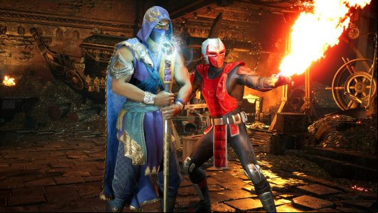 Best fighting games: Rain and Sektor are fighting side by side in Mortal Kombat 1.