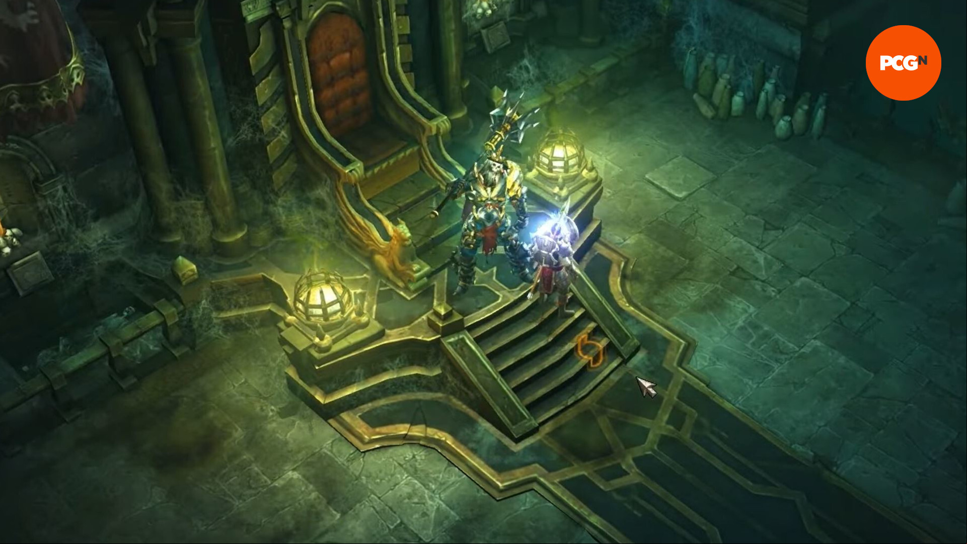 Diablo 4 versus Diablo 3: A Diablo 3 dungeon, from the Blizzard RPG game