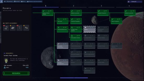 Kerbal Space Program 2 For Science update - The new tech tree coming to the space simulation game.
