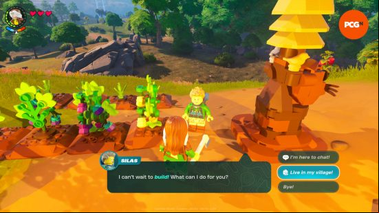Lego Rogue is attempting to recruit Silas to become one of the Lego Fortnite villagers.