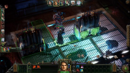 warrior tanking a chaos marine in rogue trader