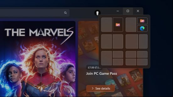 Windows 12 Snap Layouts