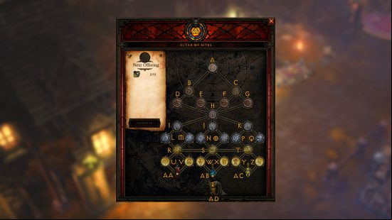 Diablo 3 Season 30 - The Altar of Rites, first introduced in Season 28.