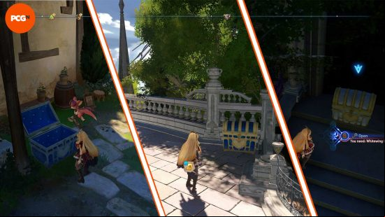 The Silver, Gold, and Whitewing chests in Granblue Fantasy Relink.