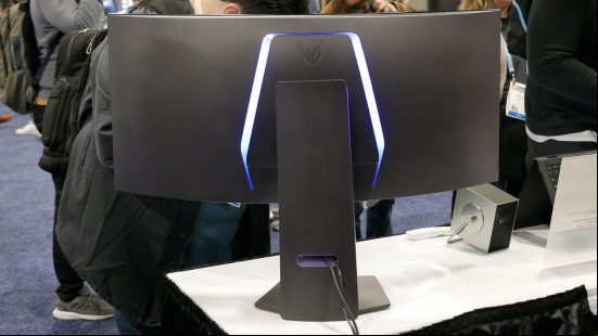 LG 34GS95QE rear RGB