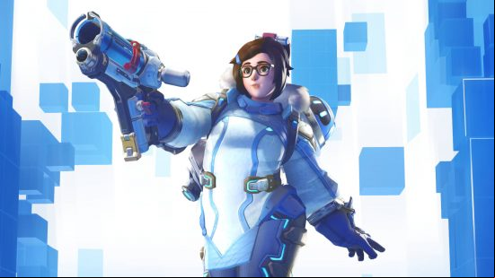 Overwatch 2 tier list: Mei is holding her freezing gun out.