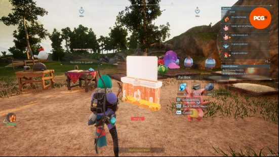 Palworld base moving: a UI shows how to dismantle items