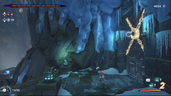 sargon standing before the tower of silence door in prince of persia
