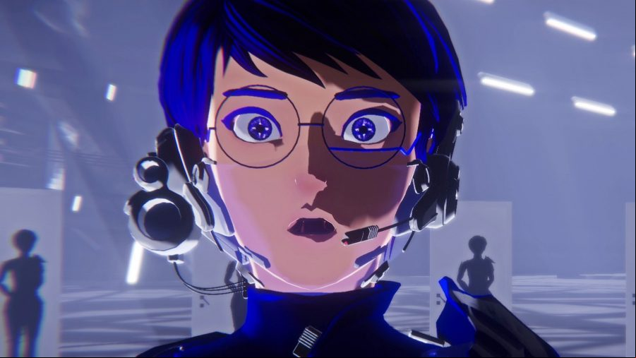 1000xResist preview: Watcher stares on in wide-eyed horror directly at the viewer as a twist unfolds in front of her.