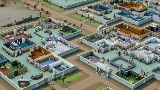 Best simulation games: a top down view of two point hospital