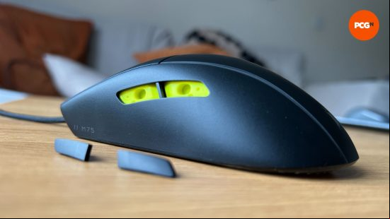 Corsair M75 wires buttons removed 