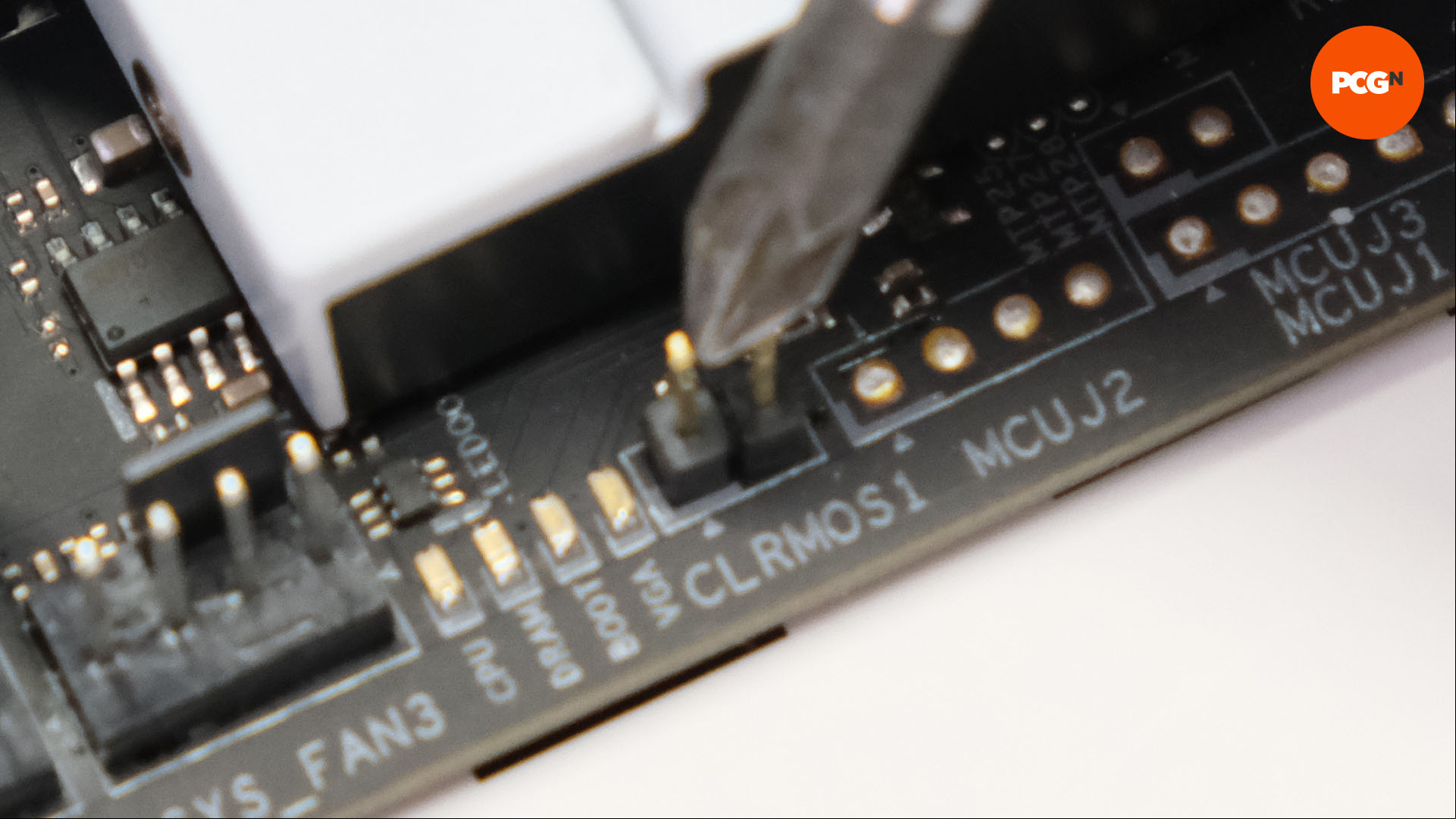 How to build a gaming PC: CMOS clear jumper