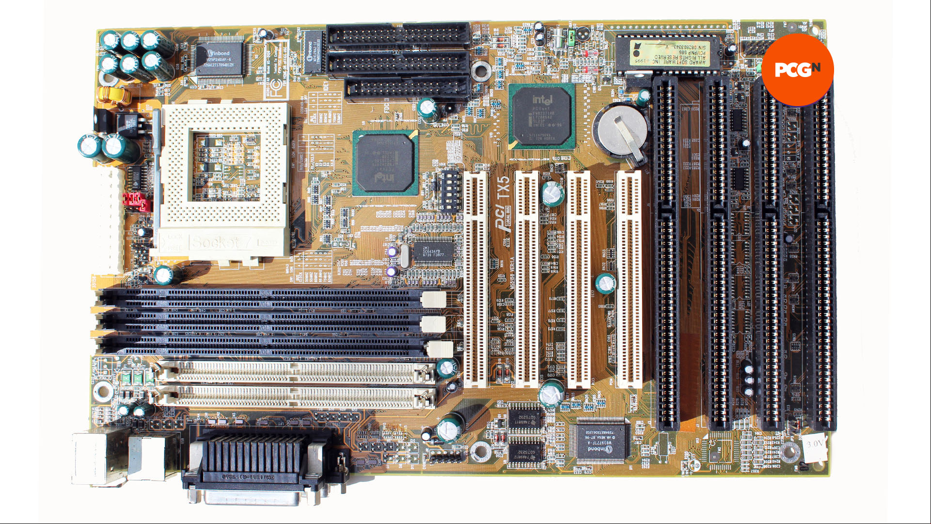 How to build a retro gaming PC: MSI ATX Socket 7 motherboard