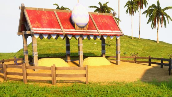 A Palworld breeding station in one of the best Palworld mods, Faster Breeding.