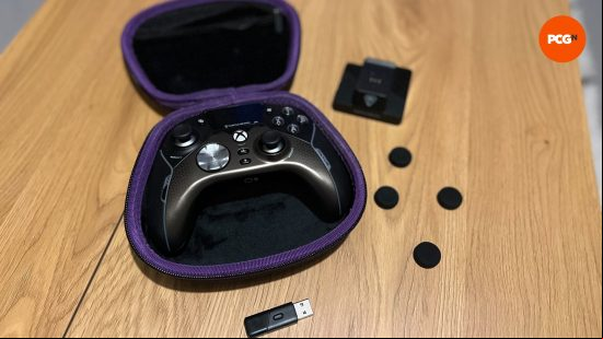 Turtle Beach Stealth Pro Ultra in case with accessories 