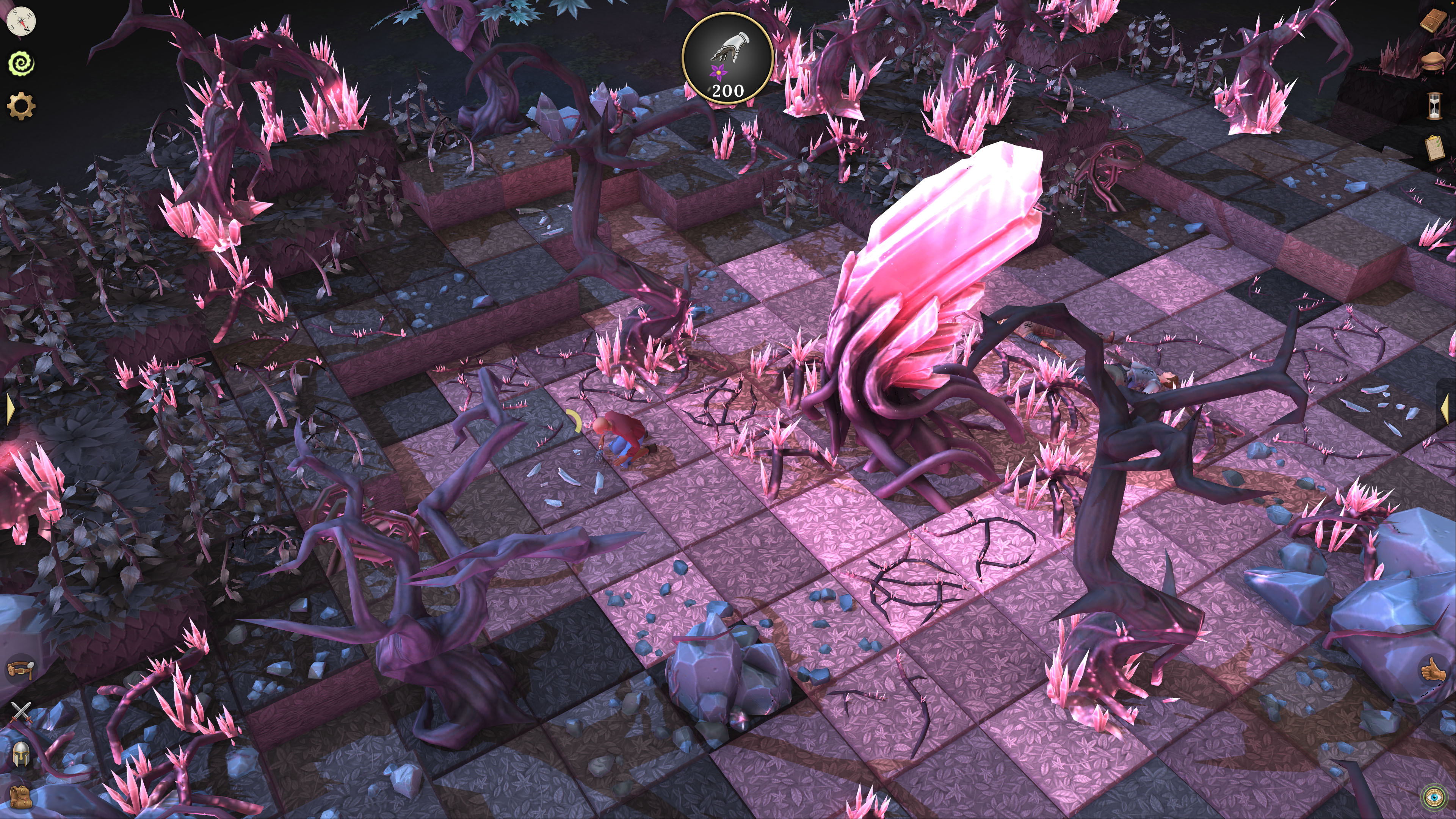 Brighter Shores player forages in game created by RuneScape's Andrew Gower