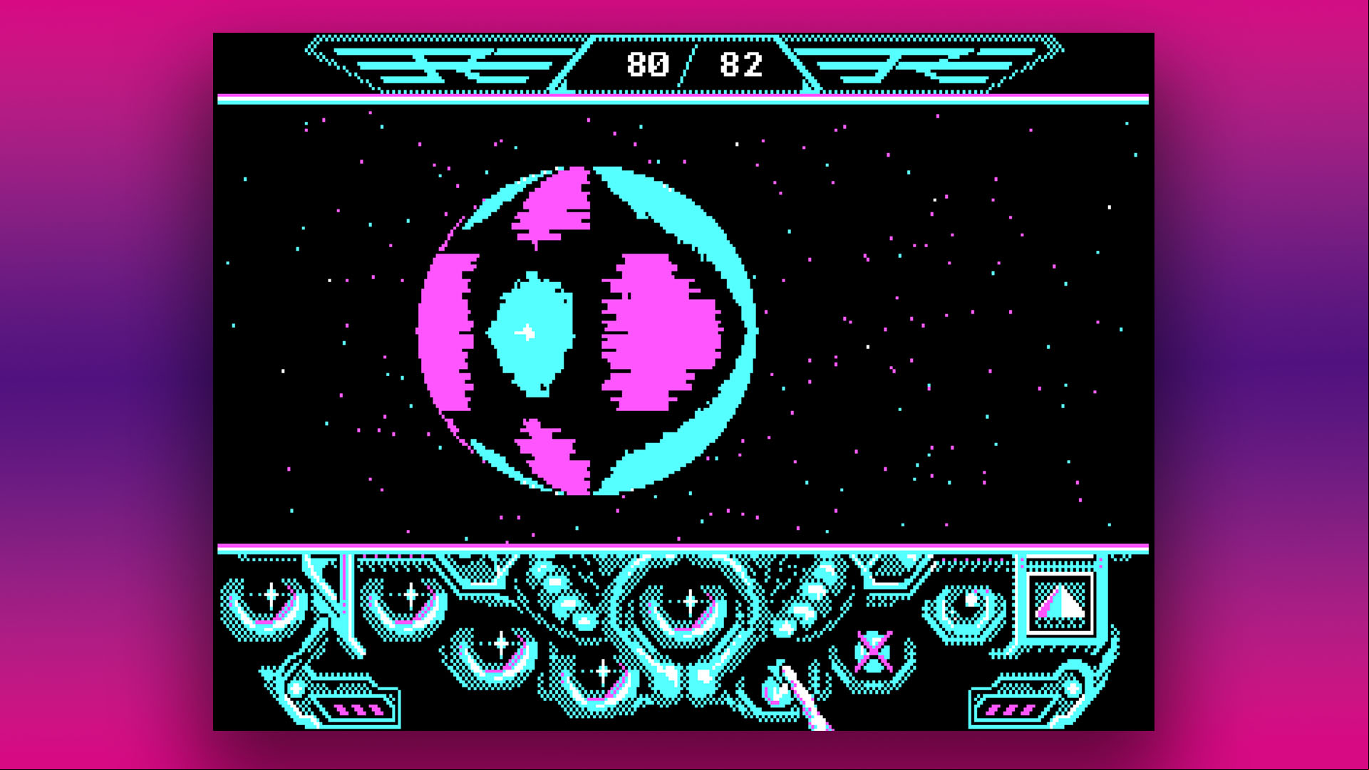 CGA graphics: Captain Blood in BIOS mode 4, palette 1, high intensity