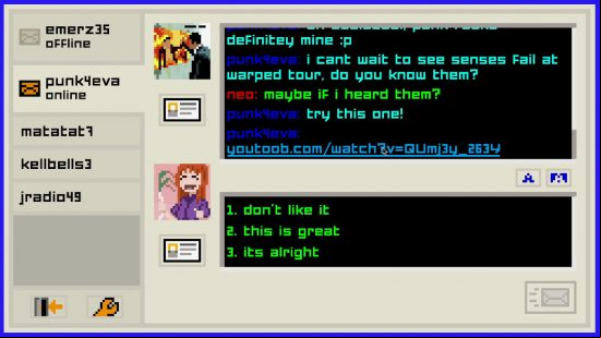 The best visual novels: Emily is Away Too