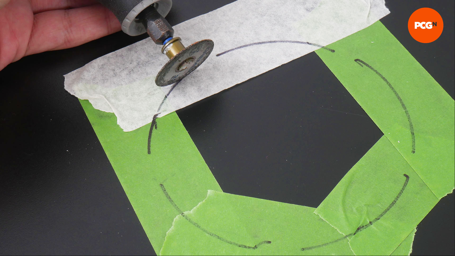 How to add fan mounts to your PC case: Cut with Dremel