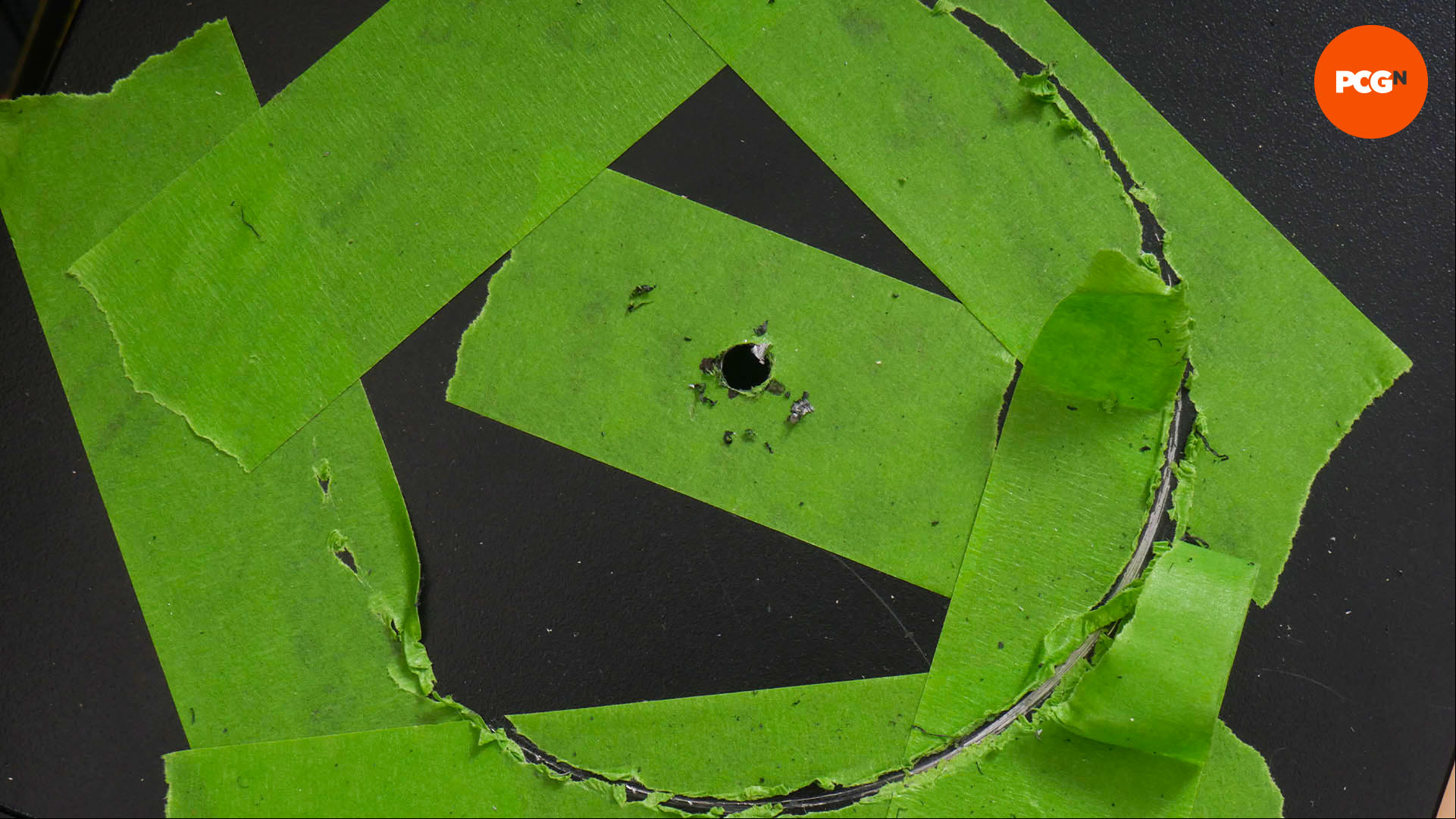 How to add fan mounts to your PC case: Drill pilot hole