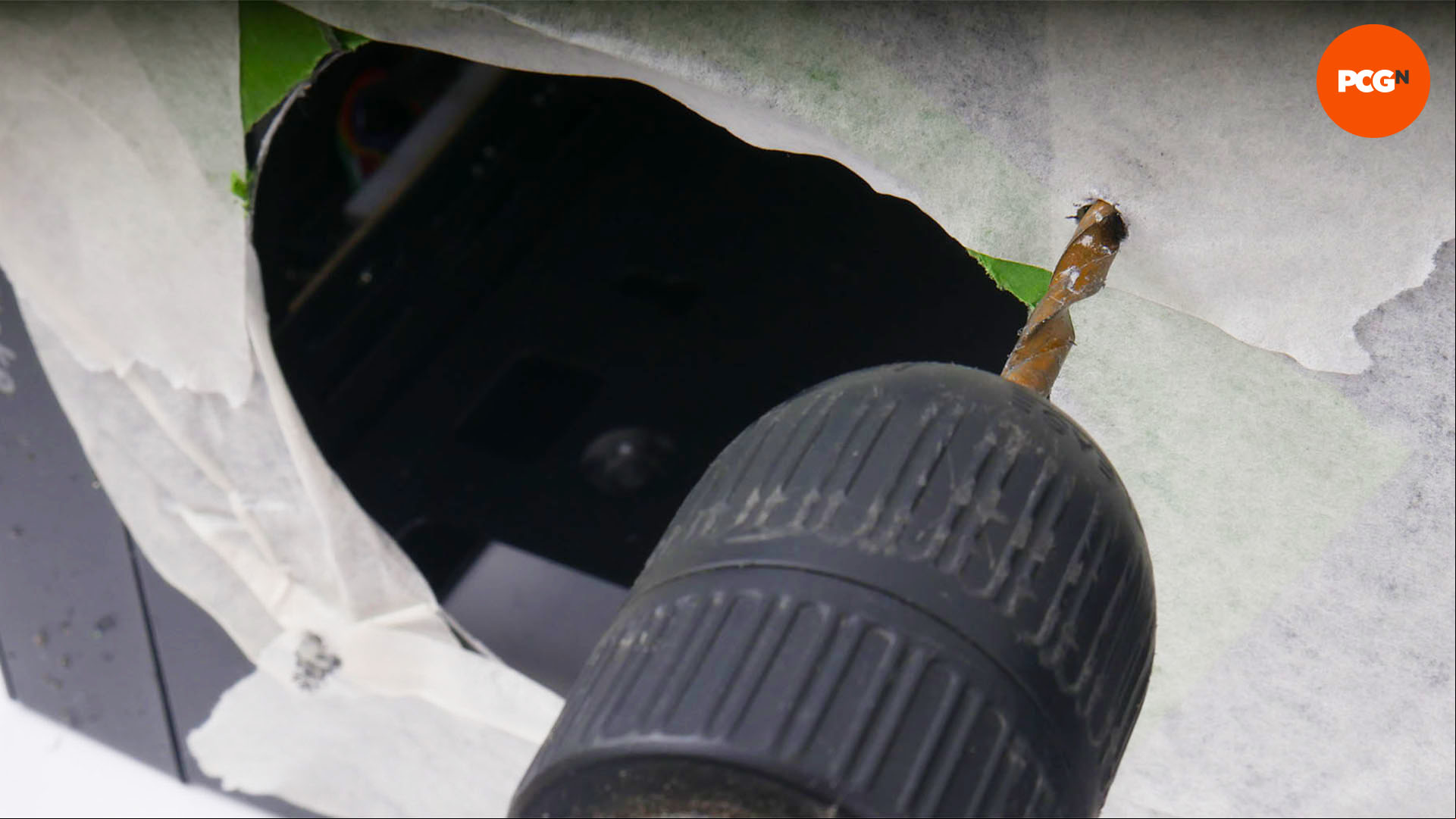 How to add fan mounts to your PC case: Drill screw holes