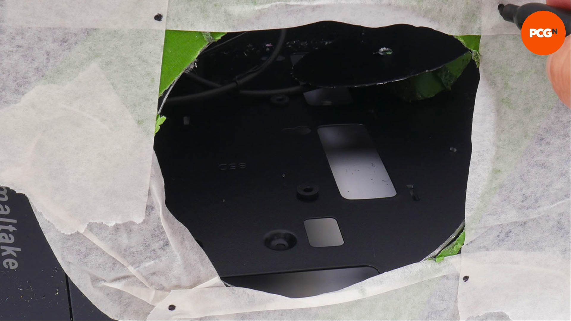 How to add fan mounts to your PC case: Mark up drill holes