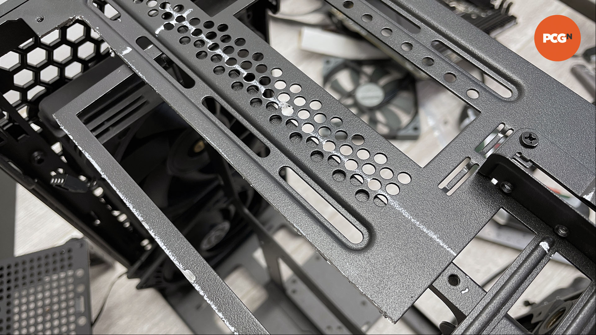 How to move the motherboard tray in your PC case: Mark up for cutting