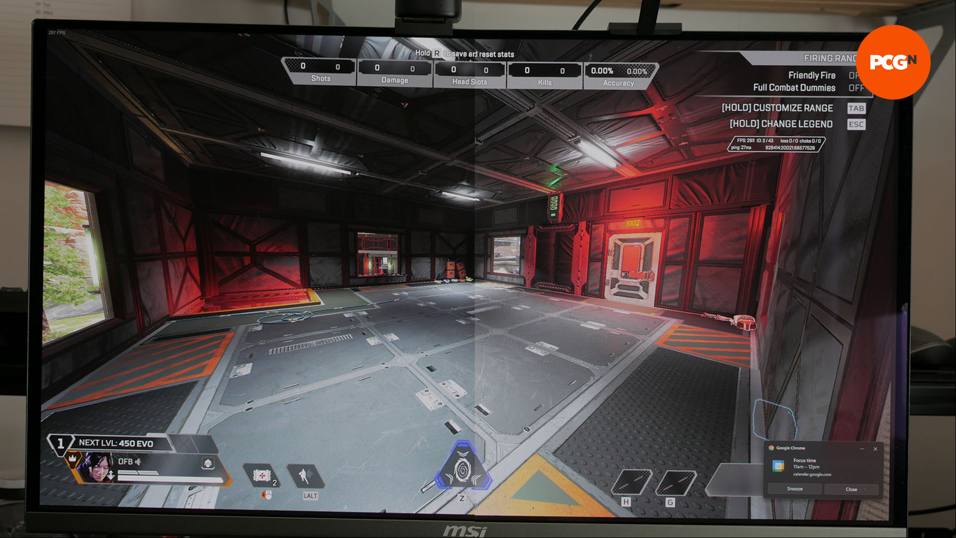 msi mpg 271qrx qd-oled gaming monitor review 12 without and with night vision