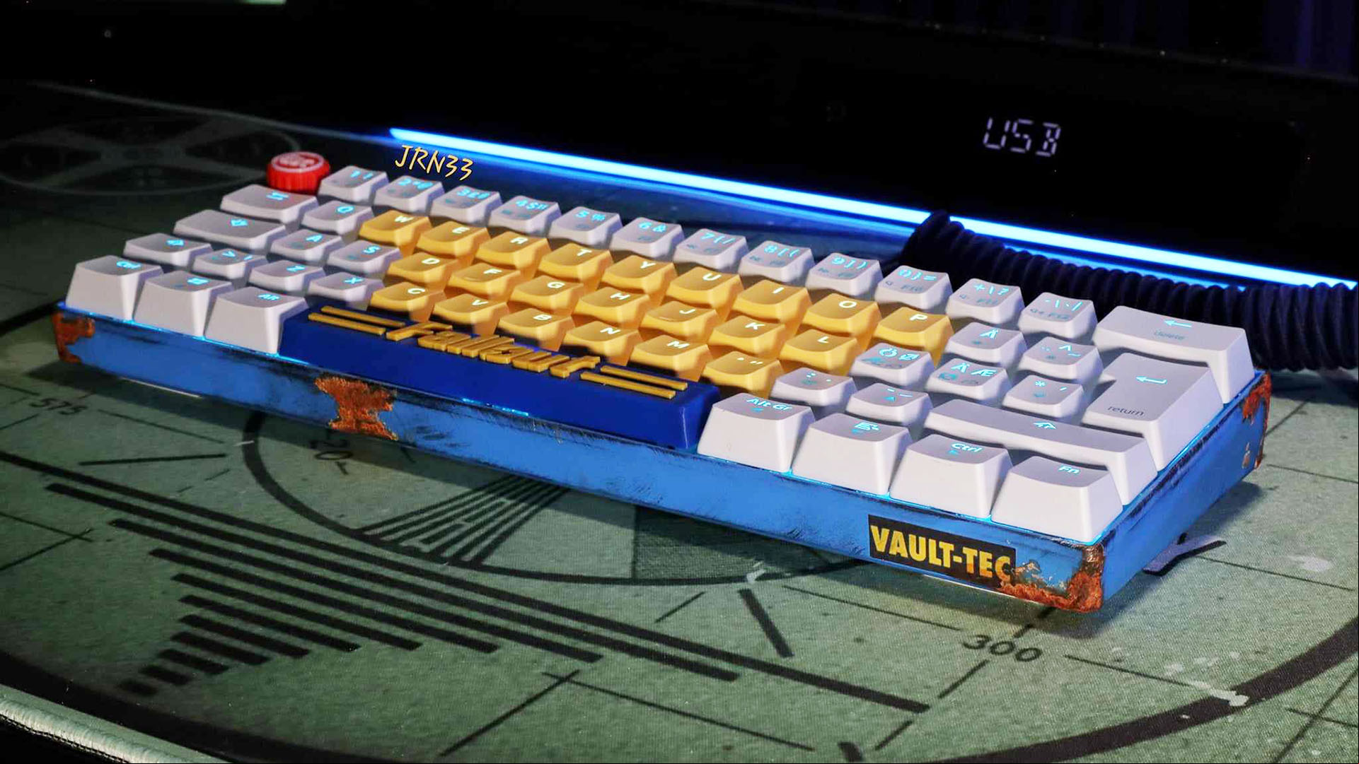 Fallout gaming PC build: Vault-Tec keyboard