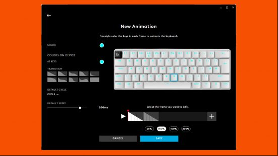 logitech g pro x 60 lightspeed review 12 g hub animations